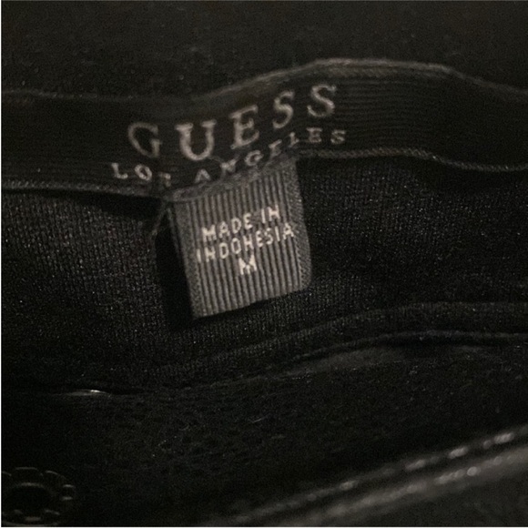 NWOT Guess A-Line Black Skirt with Velvet Pockets - Picture 9 of 15